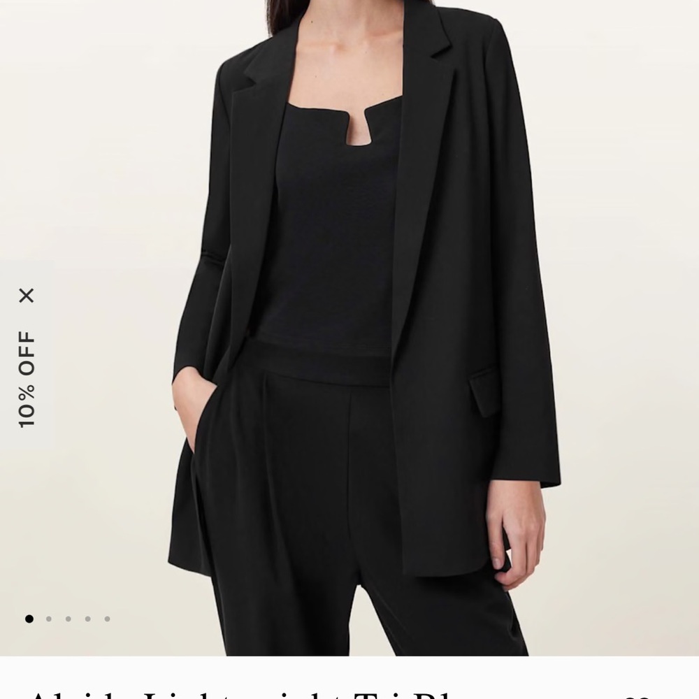 Allsaints Aleida oversized Blazer - black